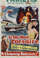 Mystery Submarine - Belgian Movie Poster (xs thumbnail)