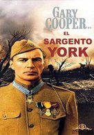 Sergeant York - Spanish DVD movie cover (xs thumbnail)