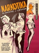 Blondin i fara - Danish Movie Poster (xs thumbnail)