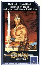 Conan The Destroyer - Finnish VHS movie cover (xs thumbnail)