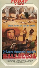 Testa t&#039;ammazzo, croce... sei morto... Mi chiamano Alleluja - German VHS movie cover (xs thumbnail)