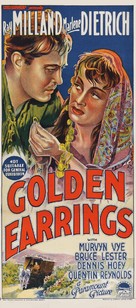 Golden Earrings - Australian Movie Poster (xs thumbnail)