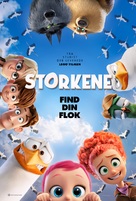 Storks - Danish Movie Poster (xs thumbnail)