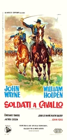 The Horse Soldiers - Italian Movie Poster (xs thumbnail)