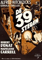 The 39 Steps - Swedish Movie Poster (xs thumbnail)