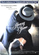 Henry &amp; June - French Movie Poster (xs thumbnail)