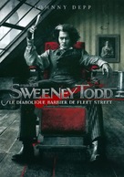 Sweeney Todd: The Demon Barber of Fleet Street - French DVD movie cover (xs thumbnail)