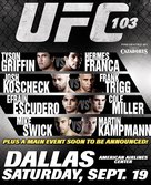 UFC 103: Franklin vs. Belfort - Movie Poster (xs thumbnail)