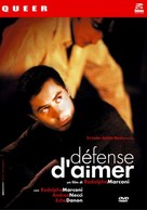 D&eacute;fense d&#039;aimer - Italian DVD movie cover (xs thumbnail)