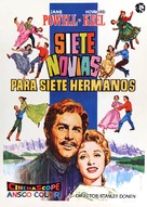 Seven Brides for Seven Brothers - Spanish Movie Poster (xs thumbnail)