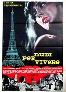 Nudi per vivere - Italian Movie Poster (xs thumbnail)