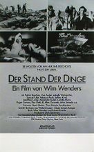 Stand der Dinge, Der - German Movie Poster (xs thumbnail)