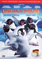 Happy Feet - Lithuanian DVD movie cover (xs thumbnail)