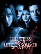 I Know What You Did Last Summer - German Movie Cover (xs thumbnail)