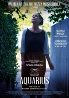 Aquarius - Italian Movie Poster (xs thumbnail)