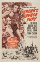Tarzan&#039;s Savage Fury - Re-release movie poster (xs thumbnail)