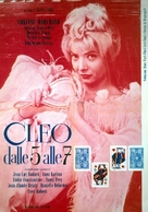 Cl&eacute;o de 5 &agrave; 7 - Italian Movie Poster (xs thumbnail)