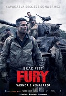 Fury - Turkish Movie Poster (xs thumbnail)