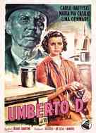 Umberto D. - Italian Movie Poster (xs thumbnail)