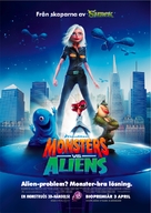 Monsters vs. Aliens - Swedish Movie Poster (xs thumbnail)