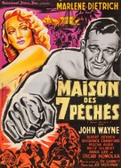 Seven Sinners - French Movie Poster (xs thumbnail)