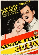 The Cuban Love Song - Swedish Movie Poster (xs thumbnail)