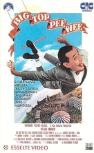 Big Top Pee-wee - Finnish VHS movie cover (xs thumbnail)