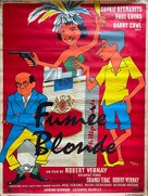 Fum&eacute;e blonde - French Movie Poster (xs thumbnail)