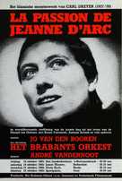 La passion de Jeanne d&#039;Arc - Dutch Movie Poster (xs thumbnail)