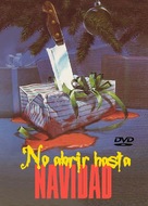 Don&#039;t Open &#039;Til Christmas - Spanish DVD movie cover (xs thumbnail)