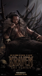 Kraven the Hunter - Spanish Movie Poster (xs thumbnail)