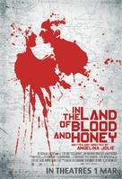 In the Land of Blood and Honey - Singaporean Movie Poster (xs thumbnail)