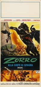 Zorro alla corte di Spagna - Italian Movie Poster (xs thumbnail)