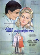 Les parapluies de Cherbourg - Danish Movie Poster (xs thumbnail)