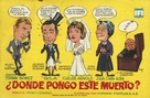 &iquest;D&oacute;nde pongo este muerto? - Spanish Movie Poster (xs thumbnail)