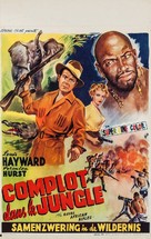 The Royal African Rifles - Belgian Movie Poster (xs thumbnail)