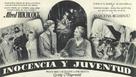 Young and Innocent - Spanish Movie Poster (xs thumbnail)
