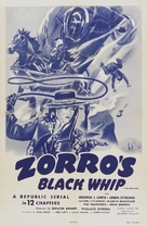 Zorro&#039;s Black Whip - Re-release movie poster (xs thumbnail)