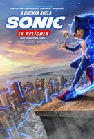 Sonic the Hedgehog - Spanish Movie Poster (xs thumbnail)