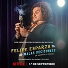 Felipe Esparza: Bad Decisions - Spanish Movie Poster (xs thumbnail)