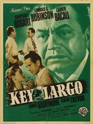 Key Largo - French Movie Poster (xs thumbnail)