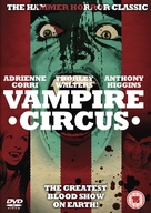 Vampire Circus - British DVD movie cover (xs thumbnail)