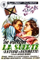 Antoine et Antoinette - Spanish Movie Poster (xs thumbnail)