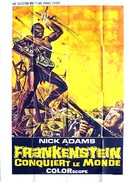 Furankenshutain tai chitei kaij&ucirc; Baragon - French Movie Poster (xs thumbnail)