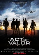Act of Valor - Italian Movie Poster (xs thumbnail)
