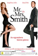 Mr. &amp; Mrs. Smith - Hungarian Movie Poster (xs thumbnail)