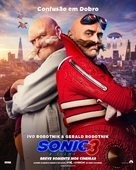 Sonic the Hedgehog 3 - Brazilian Movie Poster (xs thumbnail)