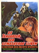 El ataque de los muertos sin ojos - Belgian Movie Poster (xs thumbnail)