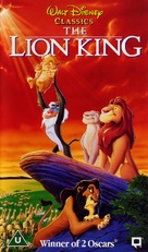 The Lion King - British VHS movie cover (xs thumbnail)
