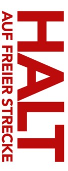Halt auf freier Strecke - German Logo (xs thumbnail)